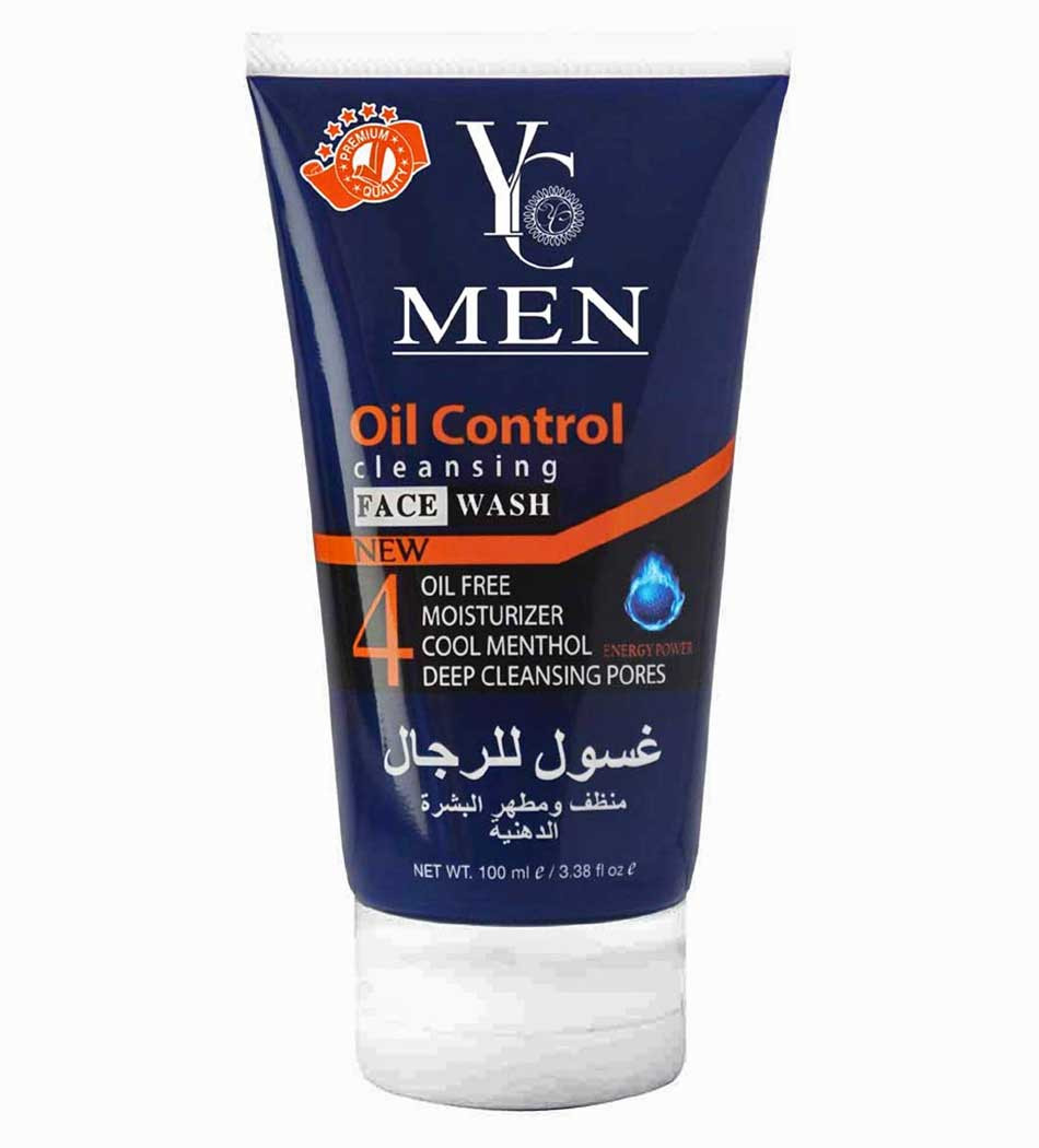 YC Men Oil Control Cleansing Face Wash - 100ml (Thailand) ORG